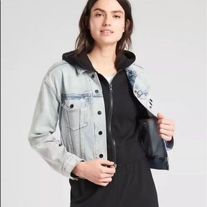 NWT Athleta double time denim jacket LT